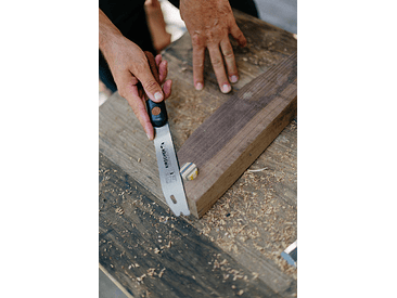 Mini serra de corte fino com cabo de cortiça 2