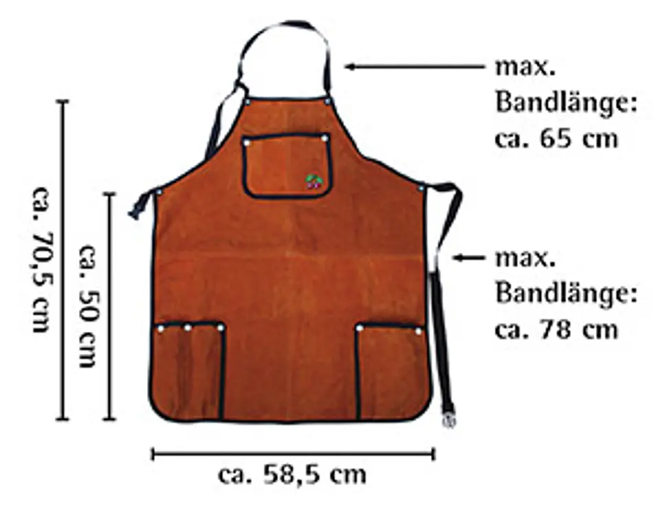 Avental de Oficina em Camurça – Kirschen (Workshop Apron) 4