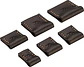 Conjunto de Protetores de Lâmina em Couro (6 Peças) para Formões 6–26 mm – Kirschen (Leather Chisel Blade Guards) - Thumbnail 2