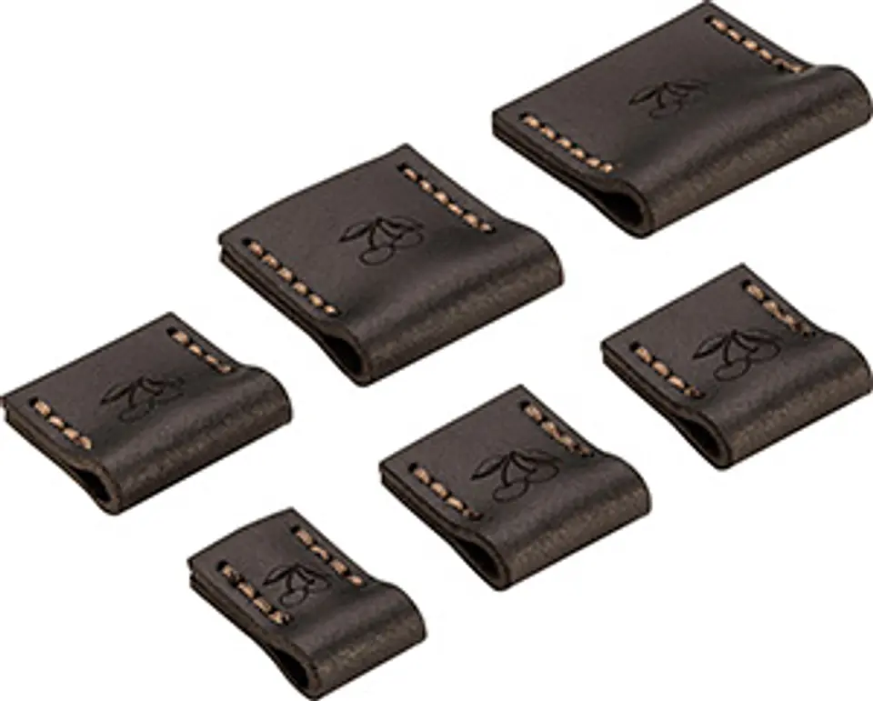 Conjunto de Protetores de Lâmina em Couro (6 Peças) para Formões 6–26 mm – Kirschen (Leather Chisel Blade Guards) 2