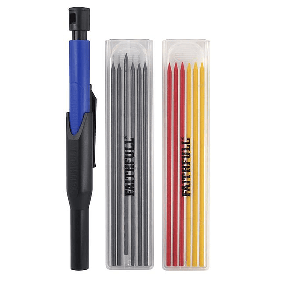 Marcador de Longo Alcance com Recargas – Faithfull (Long Reach Marking Pencil Set) 2