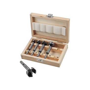Conjunto de Brocas Forstner para Madeira (5 Peças) – Faithfull (Forstner Bit Set) 2