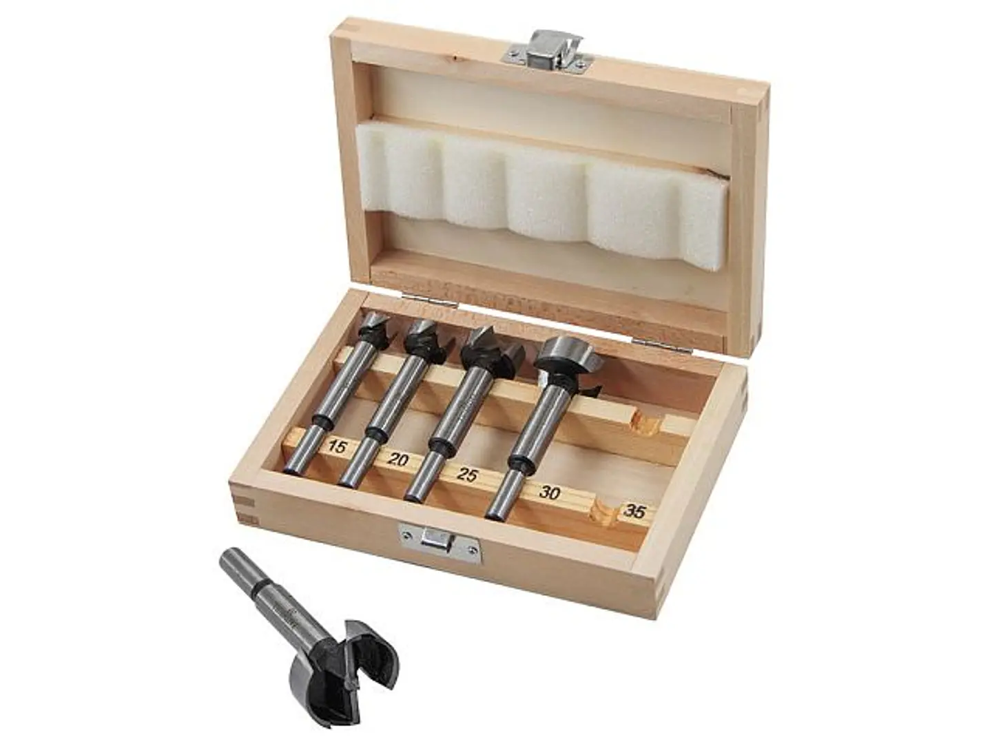 Conjunto de Brocas Forstner para Madeira (5 Peças) – Faithfull (Forstner Bit Set) 2