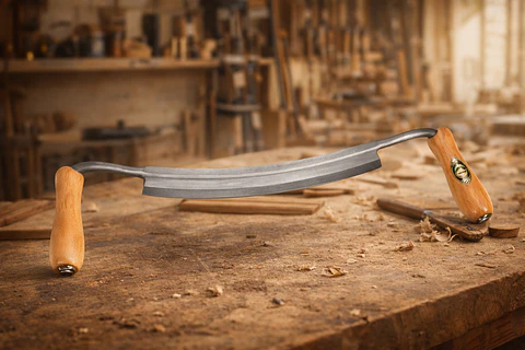 Faca de Tração Curva – Kirschen (Curved Drawknife)
