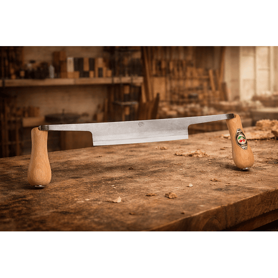 Faca de Tração Reta Polida 120 mm – Kirschen (Polished Drawknife) 1