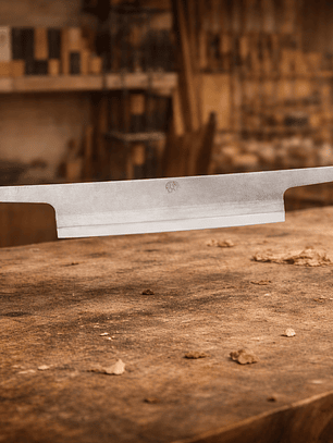 Faca de corte, altamente polida, reta Kirschen