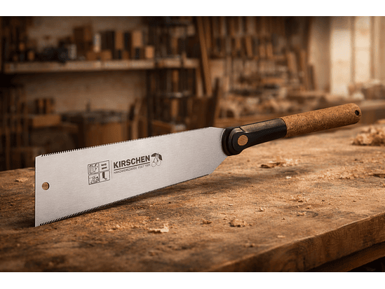 Serra Japonesa Kirschen de corte fino com cabo de cortiça 1