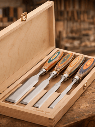 Kirschen – Conjunto de 4 Formões “Skate Edition” (10–16–20–26 mm)