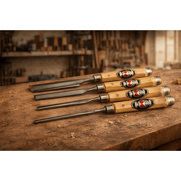 Formão de Marcenaria com Cabo Octogonal em Faia Branca – Kirschen (Bench Chisel – Octagonal Handle) 1