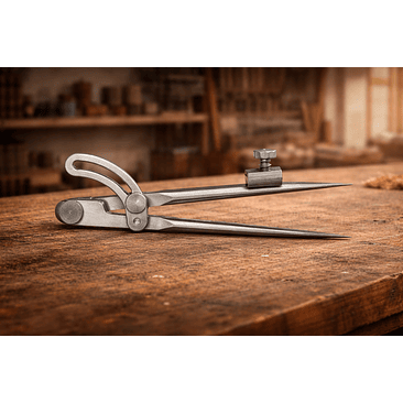 Compasso de arco com porta-lápis Kirschen 1