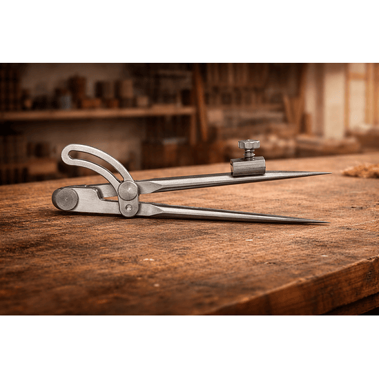 Compasso de arco com porta-lápis Kirschen 1