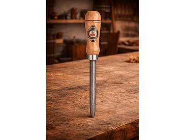 Virador de aço com cabo de madeira - triangular Kirschen 1