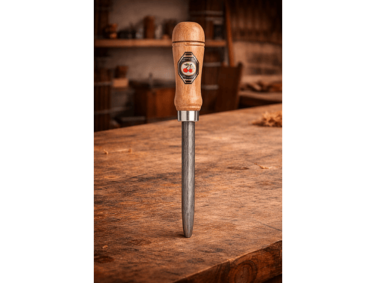 Virador de aço com cabo de madeira - triangular Kirschen 1