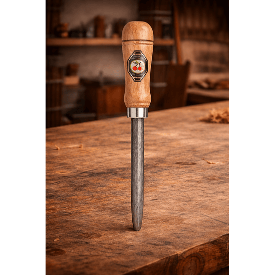 Virador de aço com cabo de madeira - triangular Kirschen 1