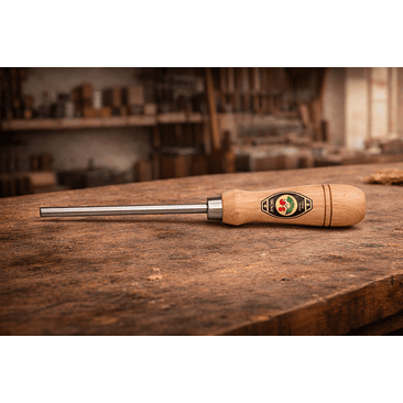 Virador de aço com cabo de madeira - redondo Kirschen 1