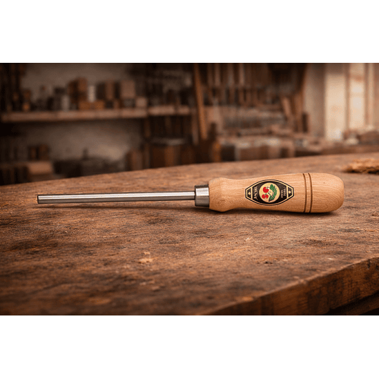 Virador de aço com cabo de faia - oval Kirschen 1