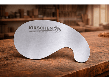 Raspador, pescoço de ganso, espessura 0,8 mm Kirschen 1