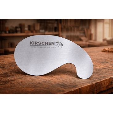 Raspador, pescoço de ganso, espessura 0,8 mm Kirschen 1