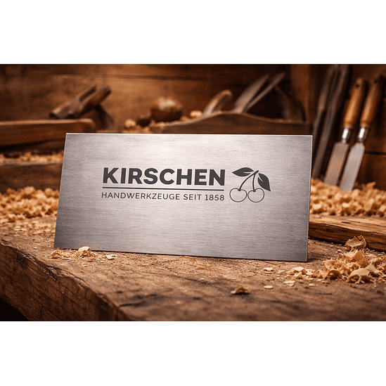 Raspador, com bordas Kirschen - 150 x 60 mm - 0.5 e 0.8 mm 1
