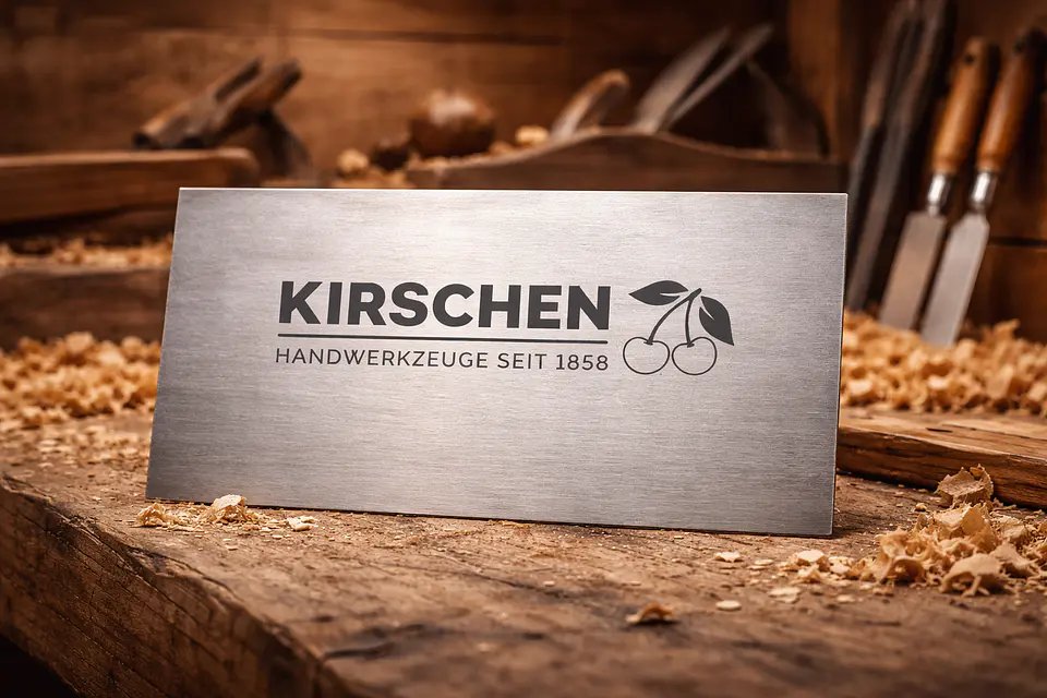 Raspador de Aço para Madeira 150 × 60 mm – Kirschen (Card Scraper) 1