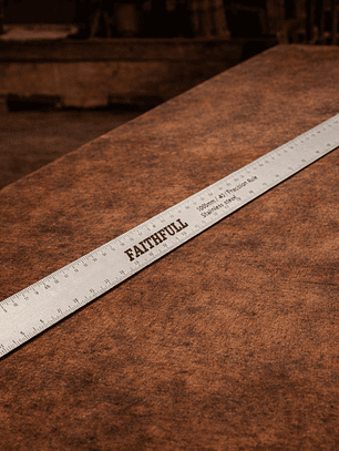 Régua de aluminio de 1 metro