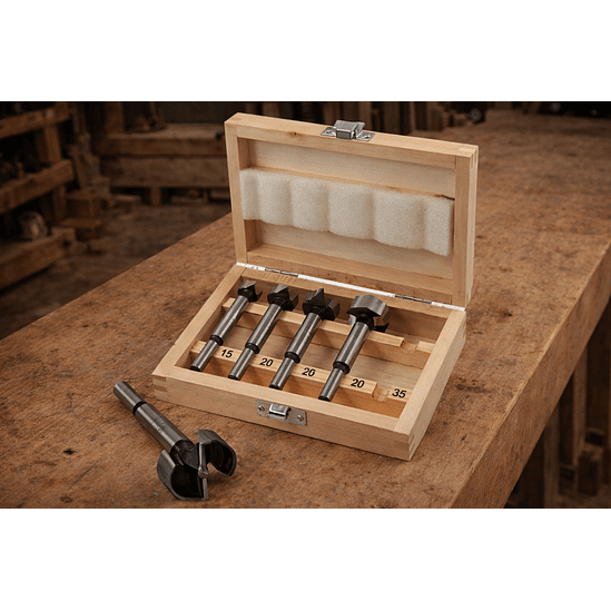 Conjunto de Brocas Forstner para Madeira (5 Peças) – Faithfull (Forstner Bit Set) 1