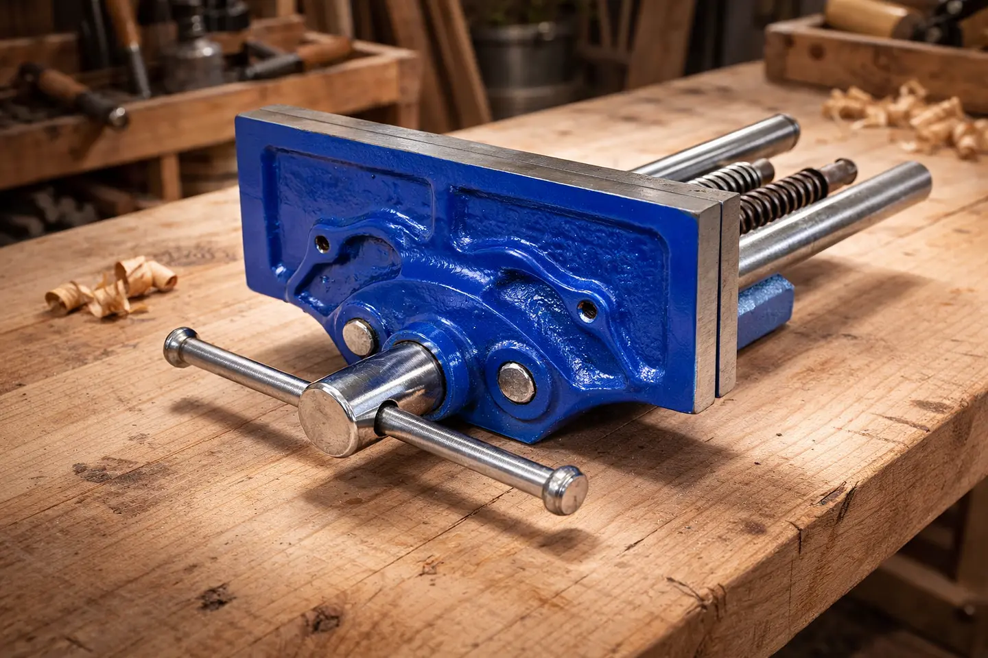 Morsa de Bancada 150 mm / 175 mm – Faithfull (Bench Vice) 1