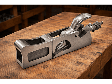 Plaina de encosto 3 em 1 com caixa de madeira 1