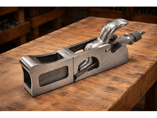 Plaina de encosto 3 em 1 com caixa de madeira 1