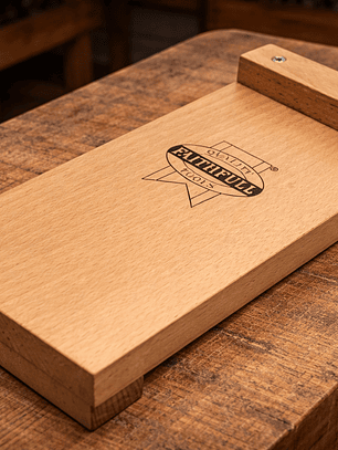 Suporte de bancada em Faia para cortes em esquadria