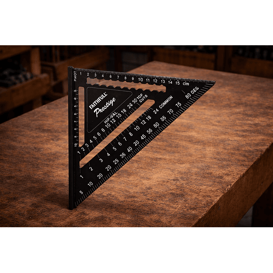 Esquadro Rafter em Alumínio 180 mm – Faithfull (Prestige Quick Roofing Square) 1