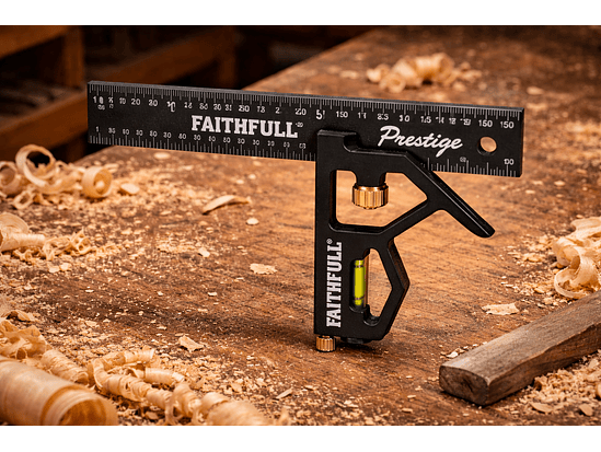 Esquadro de combinação prestige em metal aluminio 1