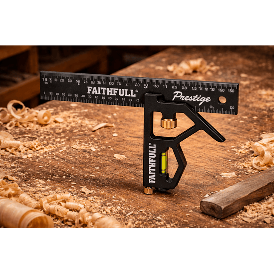 Esquadro de Combinação em Alumínio – Faithfull (Prestige Combination Square) 1