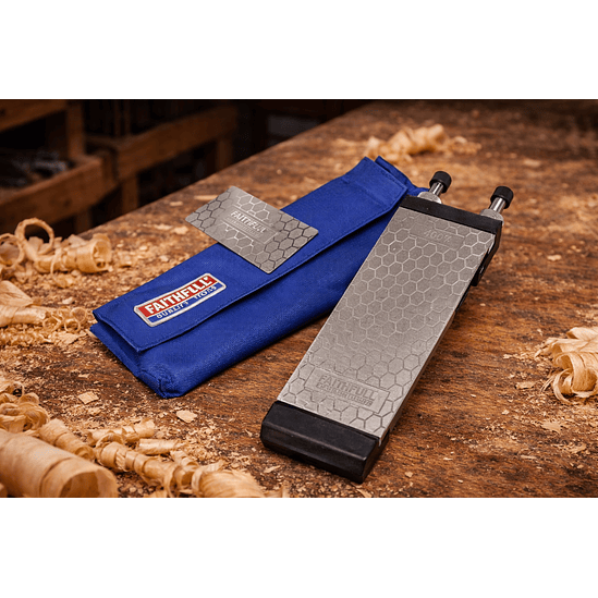 Pedra de Afiar Diamantada Dupla Face 400 / 1000 – Faithfull (Double-Sided Diamond Sharpening Stone) 1