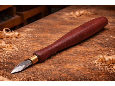 Faca de marcar em cabo de madeira nobre 1