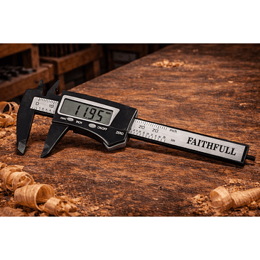 Paquímetro Digital de Bolso 75 mm em Fibra de Carbono – Faithfull (Pocket Digital Caliper) 1