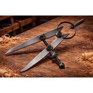 Compasso Divisor de Precisão com Ajuste Fino – Faithfull (Spring Divider) 1