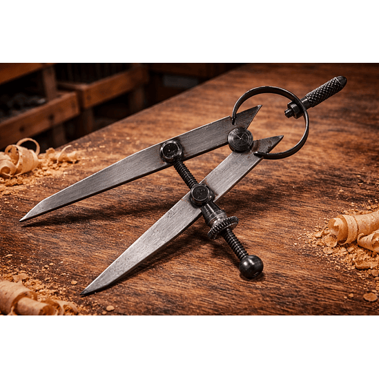 Compasso Divisor de Precisão com Ajuste Fino – Faithfull (Spring Divider) 1