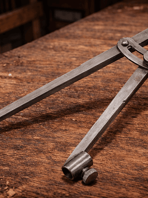 Compasso ponta / porta lápis