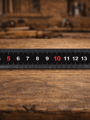 Régua de Medição em Aço Inoxidável – Faithfull (Matt Black Steel Rule)