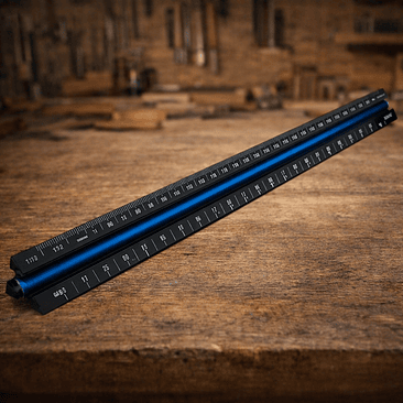 Régua de Escalas Triangular 300 mm – Faithfull (Prestige Tri-Scale Architect Rule) 1