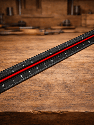 Régua de Escalas Triangular de Engenheiro 300 mm – Faithfull (Prestige Tri-Scale Engineer Rule)