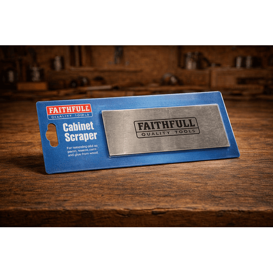 Raspador de Marcenaria 150 × 60 mm – Faithfull (Cabinet Scraper) 3