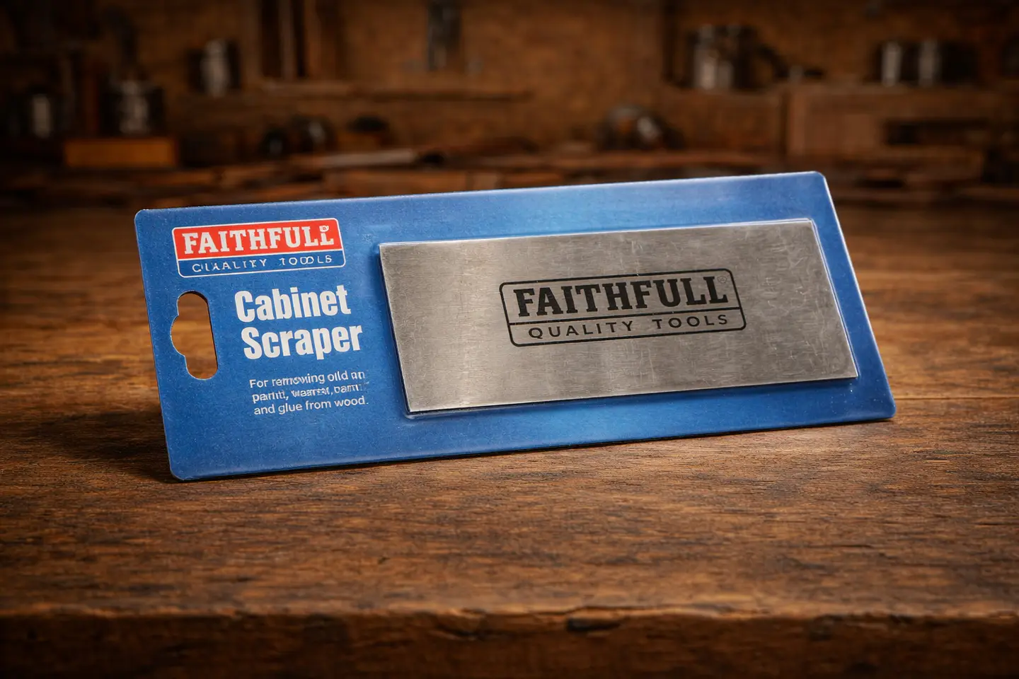 Raspador de Marcenaria 150 × 60 mm – Faithfull (Cabinet Scraper) 3