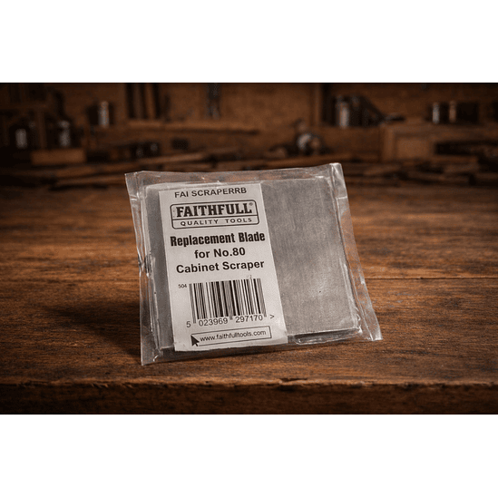 Lâmina de Substituição para Raspador Nº 80 – Faithfull (Replacement Blade for Cabinet Scraper) 1