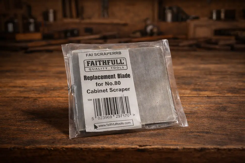 Lâmina de Substituição para Raspador Nº 80 – Faithfull (Replacement Blade for Cabinet Scraper) 3