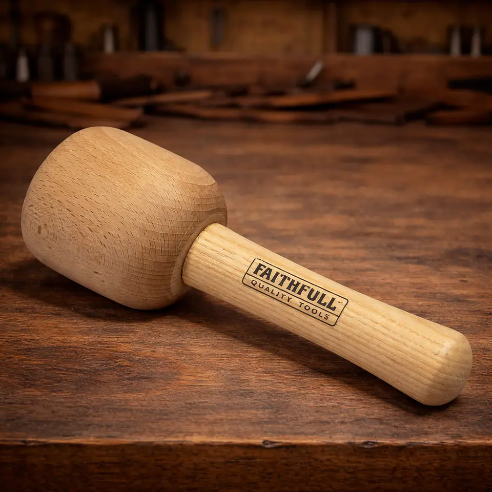Maço de Entalhador em Madeira – Faithfull (Carver’s Mallet) 1