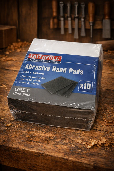 Esponjas Abrasivas de Lixagem Ultra Finas (Pack 10) – Faithfull (Hand Sanding Pads)