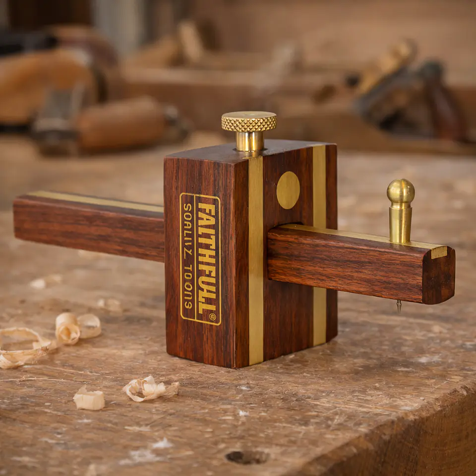 Graminho de Corte em Madeira Dura – Faithfull (Cutting Gauge) 1