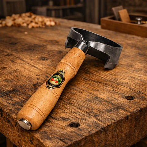 Raspador Curvo Fechado com Cabo em Madeira Ø75 mm – Kirschen (Closed Barrel Scraper)